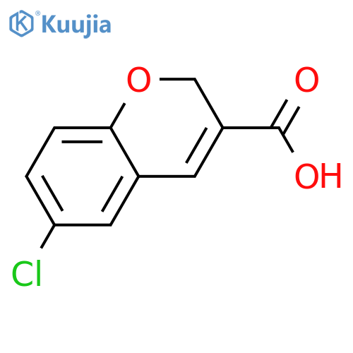 6-Chloro-2H-chromene-3-carboxylic acid structure