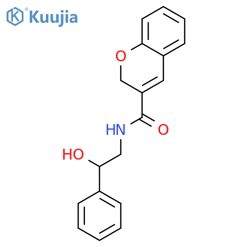 2H-1-Benzopyran-3-carboxamide,N-(2-hydroxy-2-phenylethyl)- structure