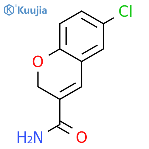 6-chloro-2H-chromene-3-carboxamide structure