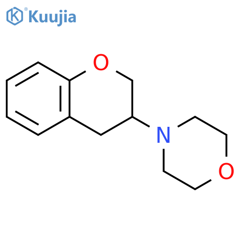 Morpholine,4-(3,4-dihydro-2H-1-benzopyran-3-yl)- structure