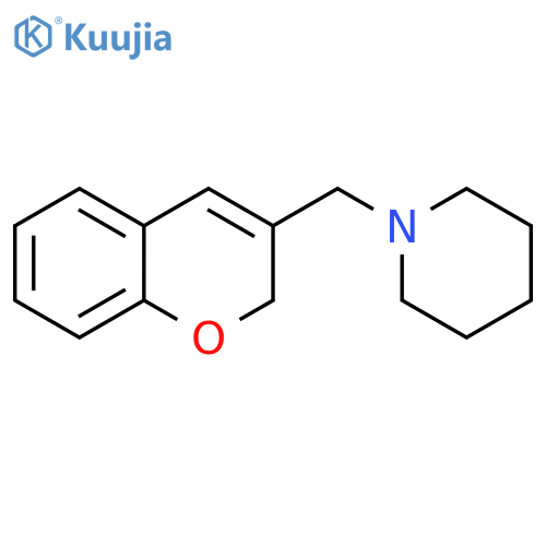PIPERIDINE, 1-(2H-1-BENZOPYRAN-3-YLMETHYL)- structure