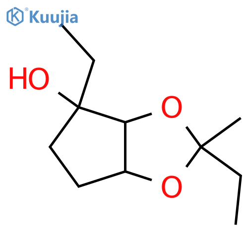 2,4-Diethyl-2-methyl-3a,5,6,6a-tetrahydrocyclopenta[d][1,3]dioxol-4-ol structure