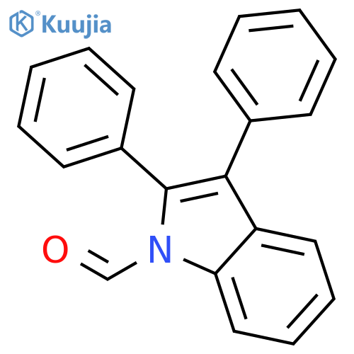 1H-Indole-1-carboxaldehyde, 2,3-diphenyl- structure