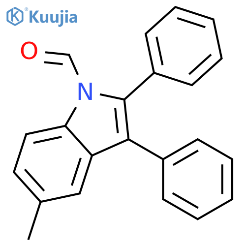 1H-Indole-1-carboxaldehyde, 5-methyl-2,3-diphenyl- structure