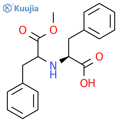 D-Phenylalanine, N-[2-methoxy-2-oxo-1-(phenylmethyl)ethyl]-, (S)- structure