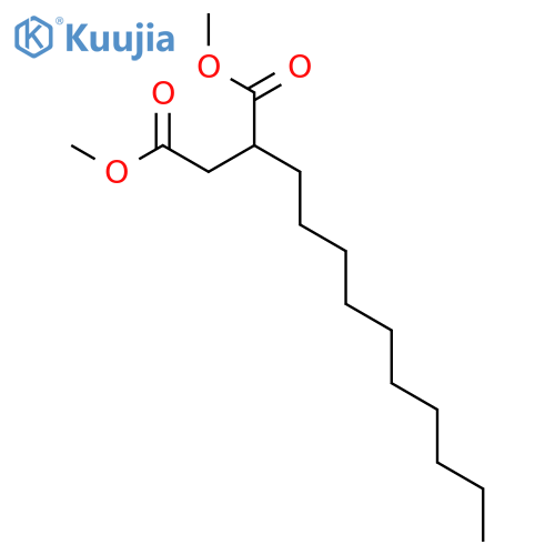 Butanedioic acid, decyl-, dimethyl ester structure
