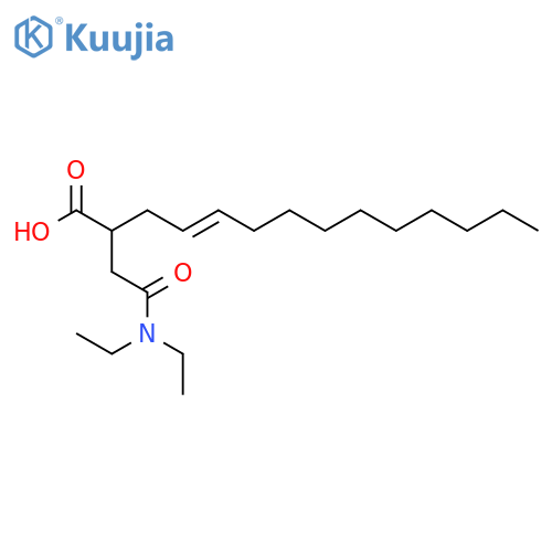 4-(diethylamino) (2-dodecenyl)-4-oxo-Butanoic acid structure