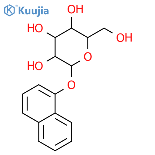 1-Naphthyl-α-D-mannopyranoside structure