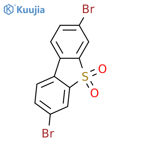 3,7-Dibromodibenzothiophene 5,5-dioxide structure