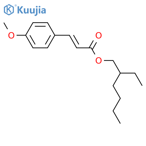 2-ethylhexyl (2E)-3-(4-methoxyphenyl)prop-2-enoate structure
