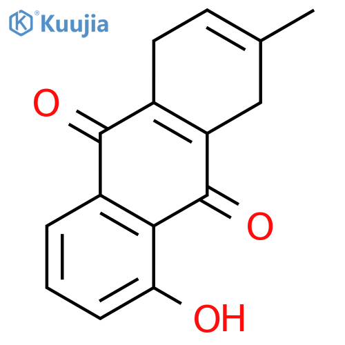 9,10-Anthracenedione, 1,4-dihydro-8-hydroxy-2-methyl- structure