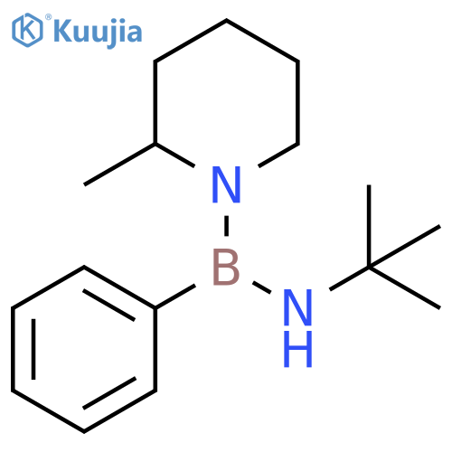 Boranamine, N-(1,1-dimethylethyl)-1-(2-methyl-1-piperidinyl)-1-phenyl- structure