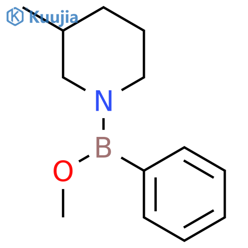 PIPERIDINE, 1-(METHOXYPHENYLBORYL)-3-METHYL- structure
