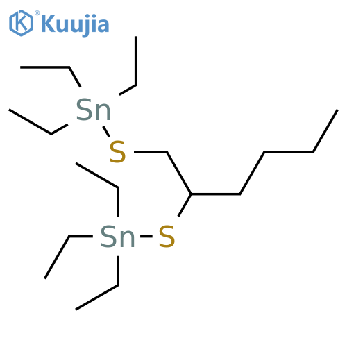 4,7-Dithia-3,8-distannadecane, 5-butyl-3,3,8,8-tetraethyl- structure