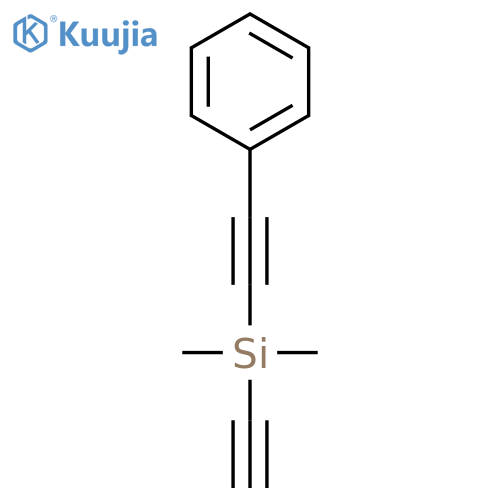Silane, ethynyldimethyl(phenylethynyl)- structure