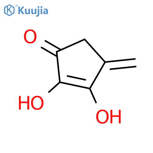 2,3-Dihydroxy-4-methylidenecyclopent-2-en-1-one structure