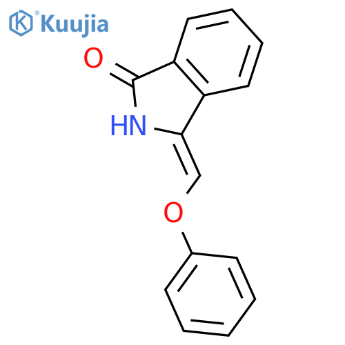 1H-ISOINDOL-1-ONE, 2,3-DIHYDRO-3-(PHENOXYMETHYLENE)- structure