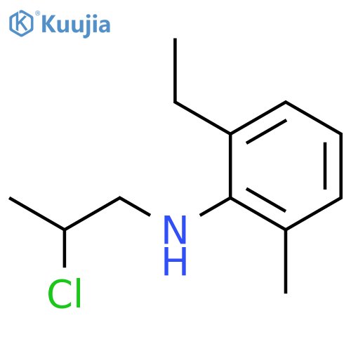 BENZENAMINE, N-(2-CHLOROPROPYL)-2-ETHYL-6-METHYL- structure