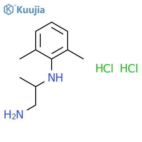 N~2~-(2,6-dimethylphenyl)propane-1,2-diamine dihydrochloride structure