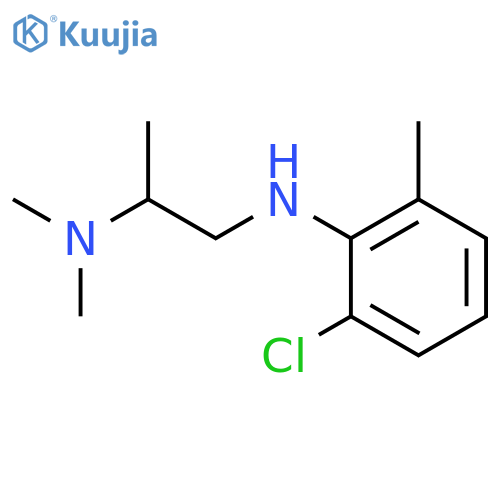 1,2-Propanediamine, N1-(2-chloro-6-methylphenyl)-N2,N2-dimethyl- structure