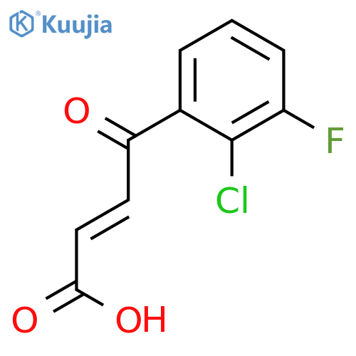 2-Butenoic acid, 4-(2-chloro-3-fluorophenyl)-4-oxo- structure