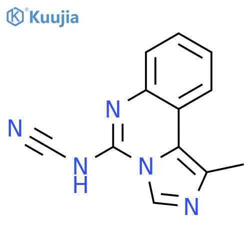 Cyanamide, (1-methylimidazo[1,5-c]quinazolin-5-yl)- structure