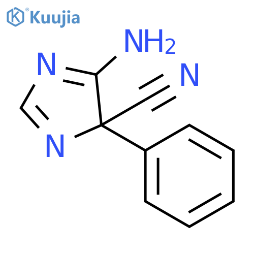 4H-Imidazole-4-carbonitrile, 5-amino-4-phenyl- structure