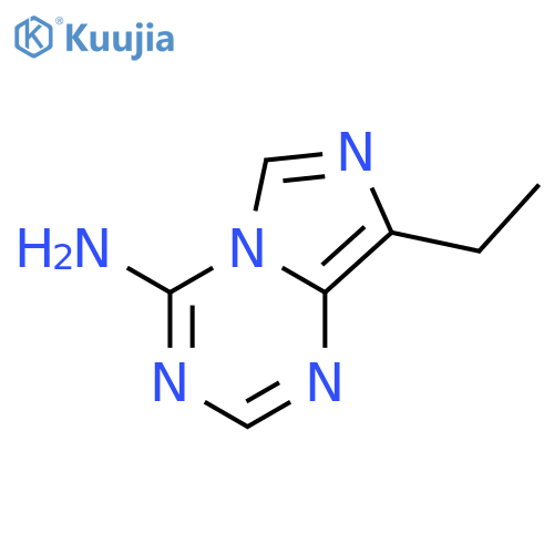 8-ethyl-Imidazo[1,5-a]-1,3,5-triazin-4-amine structure