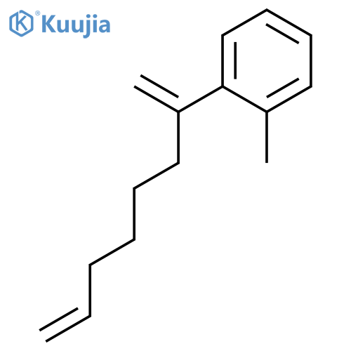 BENZENE, 1-METHYL-2-(1-METHYLENE-6-HEPTENYL)- structure