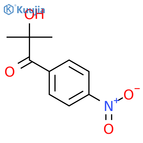 1-Propanone, 2-hydroxy-2-methyl-1-(4-nitrophenyl)- structure
