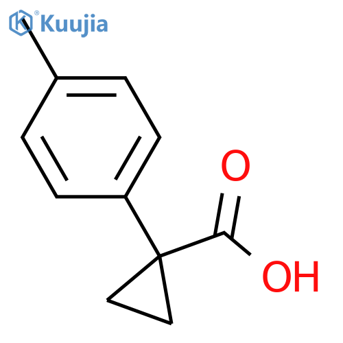 1-(4-methylphenyl)cyclopropane-1-carboxylic acid structure