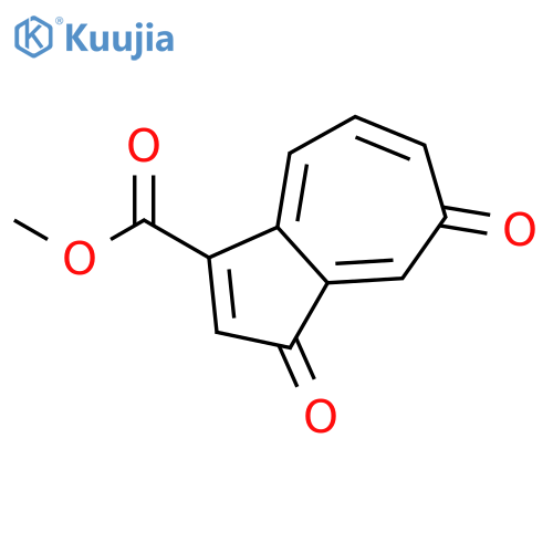 1-AZULENECARBOXYLIC ACID, 3,5-DIHYDRO-3,5-DIOXO-, METHYL ESTER structure