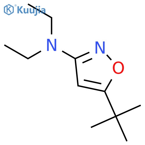 3-ISOXAZOLAMINE, 5-(1,1-DIMETHYLETHYL)-N,N-DIETHYL- structure