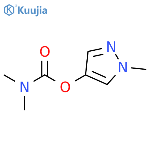 CARBAMIC ACID, DIMETHYL-, 1-METHYL-1H-PYRAZOL-4-YL ESTER structure