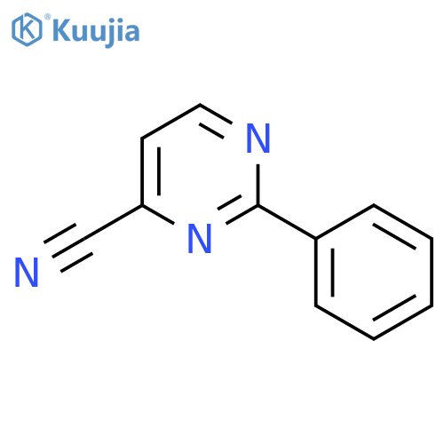 2-Phenylpyrimidine-4-carbonitrile structure