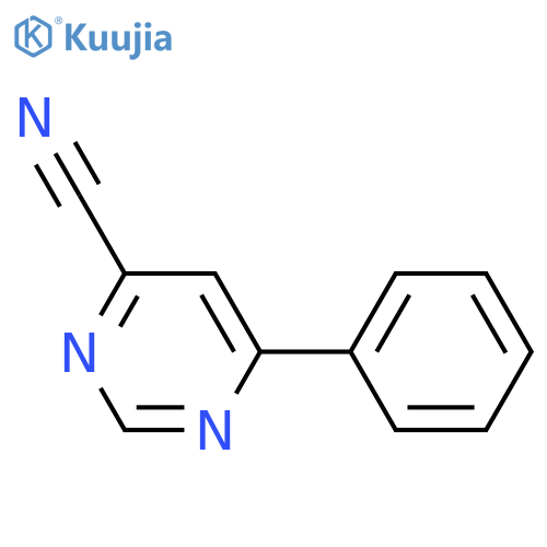 6-Phenylpyrimidine-4-carbonitrile structure