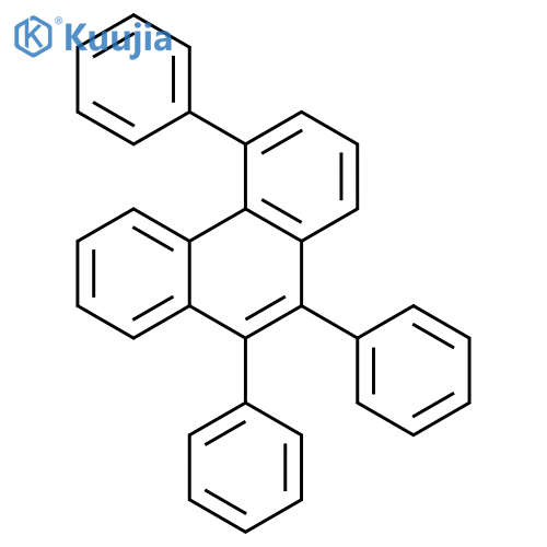 Phenanthrene, 4,9,10-triphenyl- structure