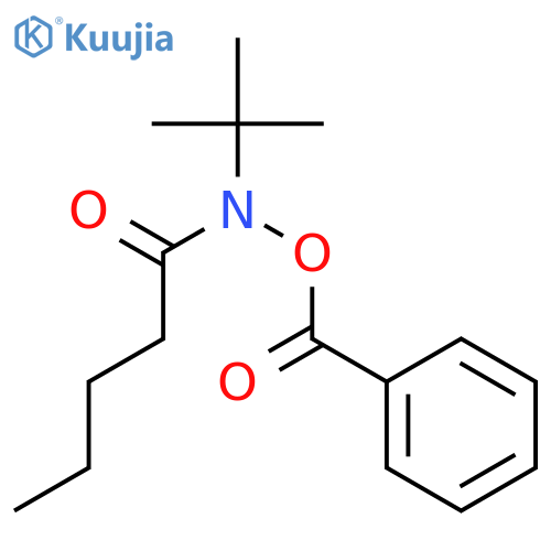 PENTANAMIDE, N-(BENZOYLOXY)-N-(1,1-DIMETHYLETHYL)- structure