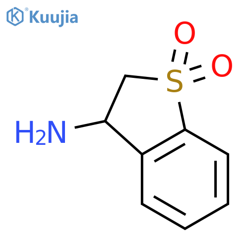 3-Amino-2,3-dihydro-1lambda6-benzothiophene-1,1-dione structure