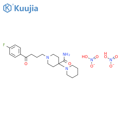 1-(4-(4-Fluorophenyl)-4-oxobutyl)(1,4-bipiperidine)-4-carboxamide dinitrate structure
