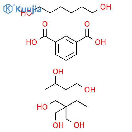 Isophthalic acid, 2-ethyl-2-(hydroxymethyl)-1,3-propanediol, 1,3-butanediol, 1,6-hexanediol polymer structure