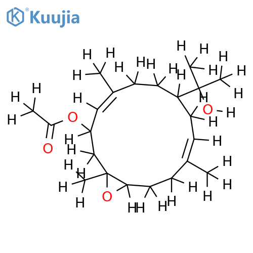 10-Ac-7,8-Epoxy-3,11-cembradiene-10,15-diol structure