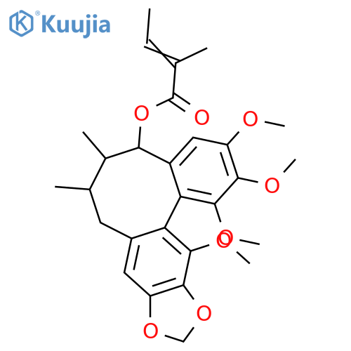 Angeloylgomisin O structure