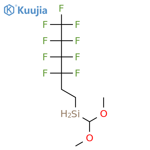 Silane, dimethoxymethyl(3,3,4,4,5,5,6,6,6-nonafluorohexyl)- structure