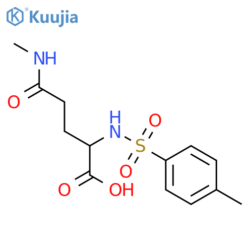 n-Methyl-n2-[(4-methylphenyl)sulfonyl]glutamine structure