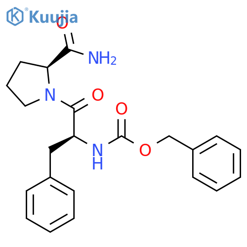 L-Prolinamide, N-[(phenylmethoxy)carbonyl]-L-phenylalanyl- structure