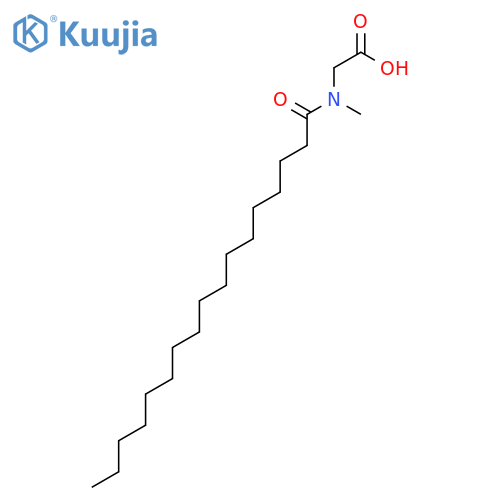 GLYCINE, N-METHYL-N-(1-OXOHEPTADECYL)- structure