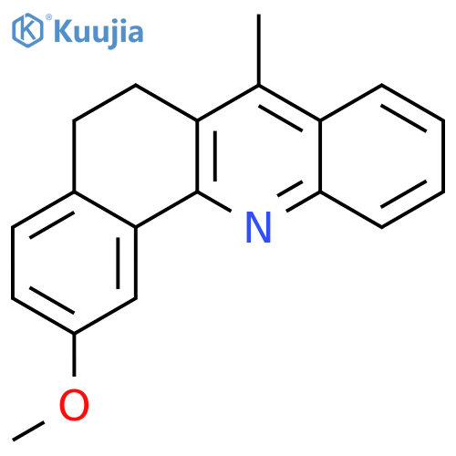 BENZ[C]ACRIDINE, 5,6-DIHYDRO-2-METHOXY-7-METHYL- structure