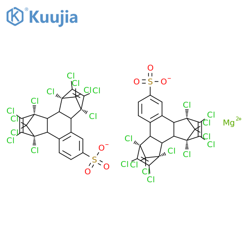 1,4:5,8-Dimethanotriphenylene-10-sulfonicacid, 1,2,3,4,5,6,7,8,13,13,14,14-dodecachloro-1,4,4a,4b,5,8,8a,12b-octahydro-,magnesium salt (9CI) structure