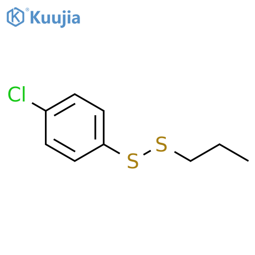 Disulfide, 4-chlorophenyl propyl structure